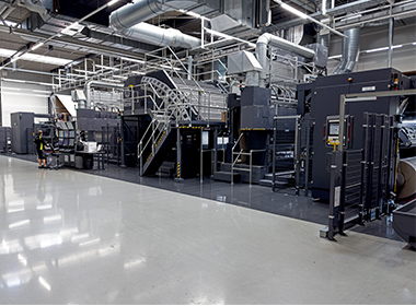 Digitaldruckanlage PageWide Rollendruckmaschine T1100S von HP