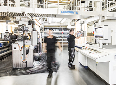 Verpackungsdruck als Vordruck/Preprint