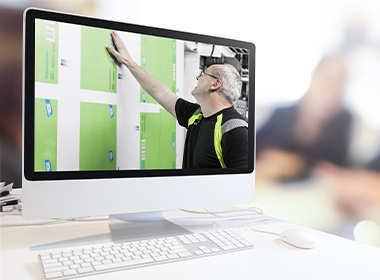 Direct customer involvement with digital print approval